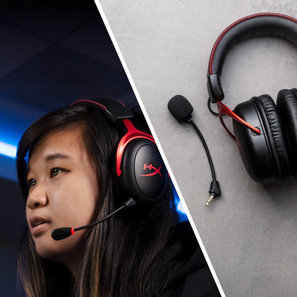 EAN 0196188047842 - HyperX Cloud II Wireless - Gaming Headset (Black-Red) (HHSC2X-BA-RD/G) Inalámbrico Diadema Juego Negro, R imagen 4