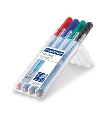 Staedtler Rotuladores Lumocolor Correct F 4st