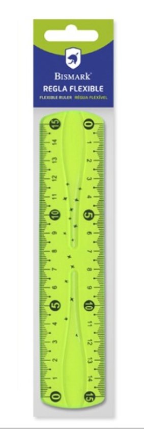 EAN 8430173247377 - Bismark 324737 cirterio Regla de escritorio 150 mm Cloruro de polivinilo (PVC) Verde 1 pieza(s) imagen 1