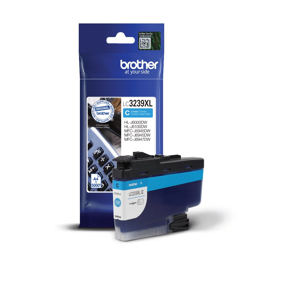 EAN 4977766787895 - Brother LC3239XLC cartucho de tinta 1 pieza(s) Original Alto rendimiento (XL) Cian imagen 3
