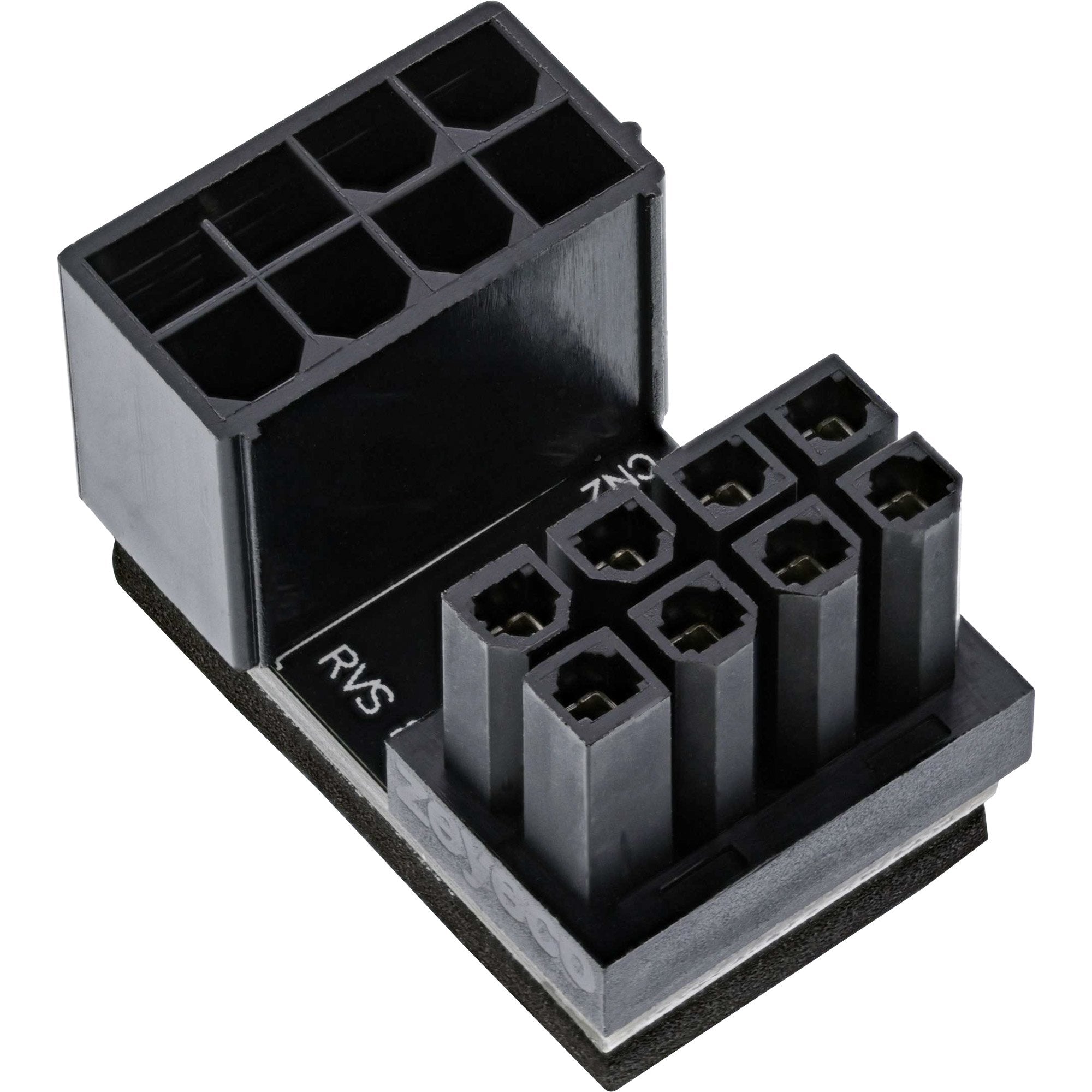 Adaptador De Corriente Interno Inline, 180° Atx De 8 Pines Macho/Hembra (Reverso), Para Tarjeta Gráfica De Escritorio