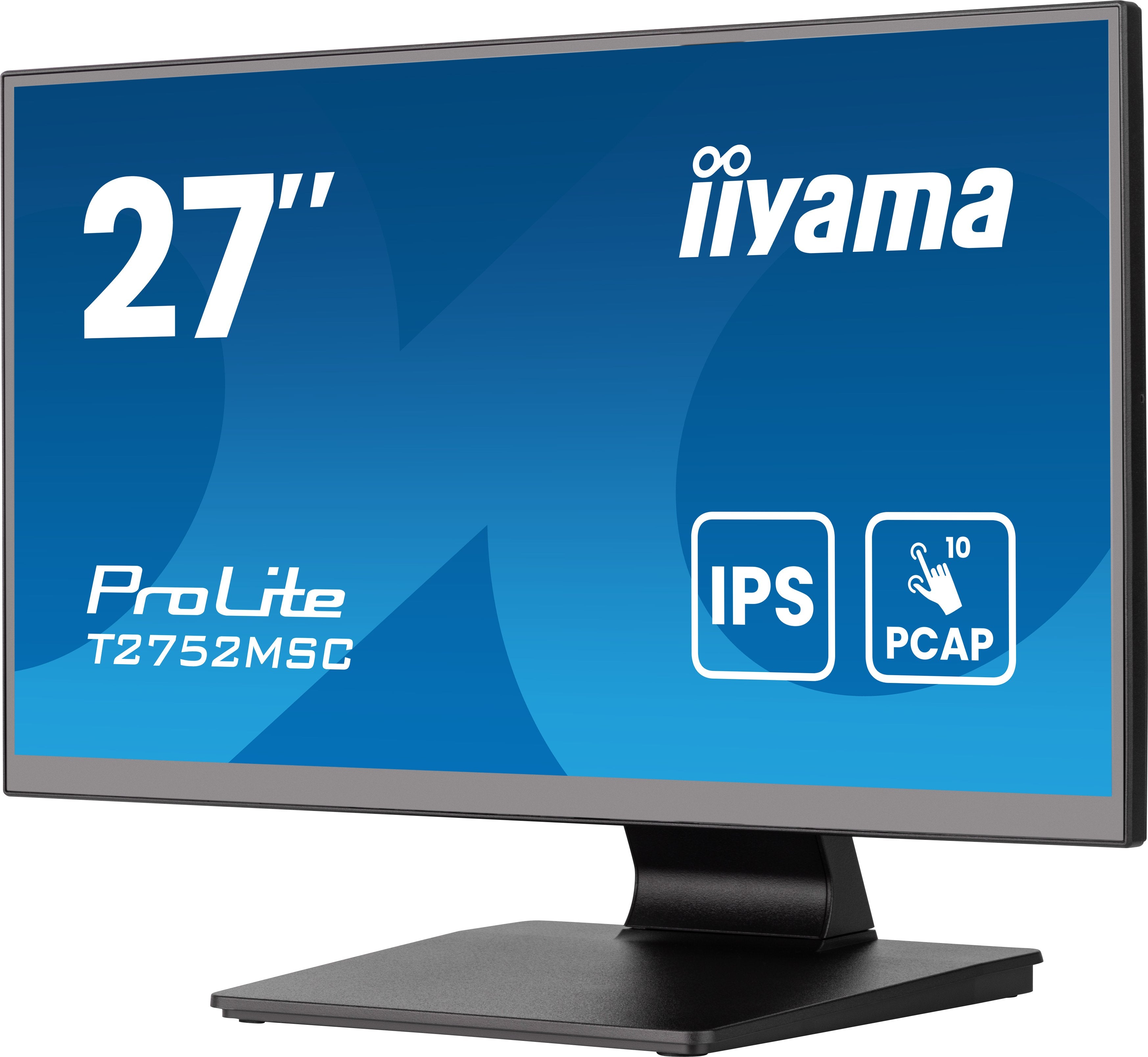 Monitor Iiyama 27" T2752msc-B1ag 16:9 Touch Hdmi+Dp Ips