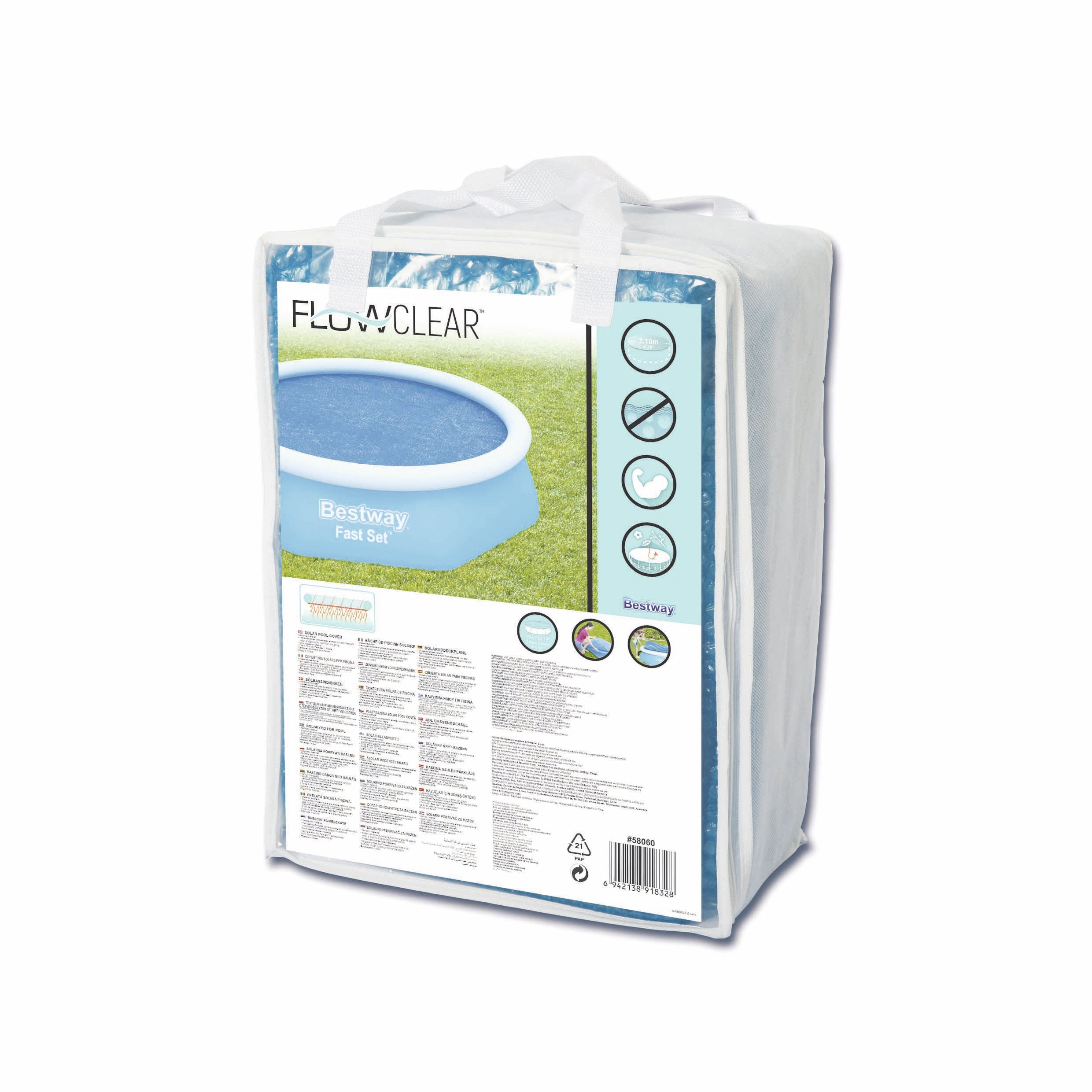 EAN 6942138918328 - Bestway 58060 cubierta para piscina Cubierta solar para piscina imagen 2