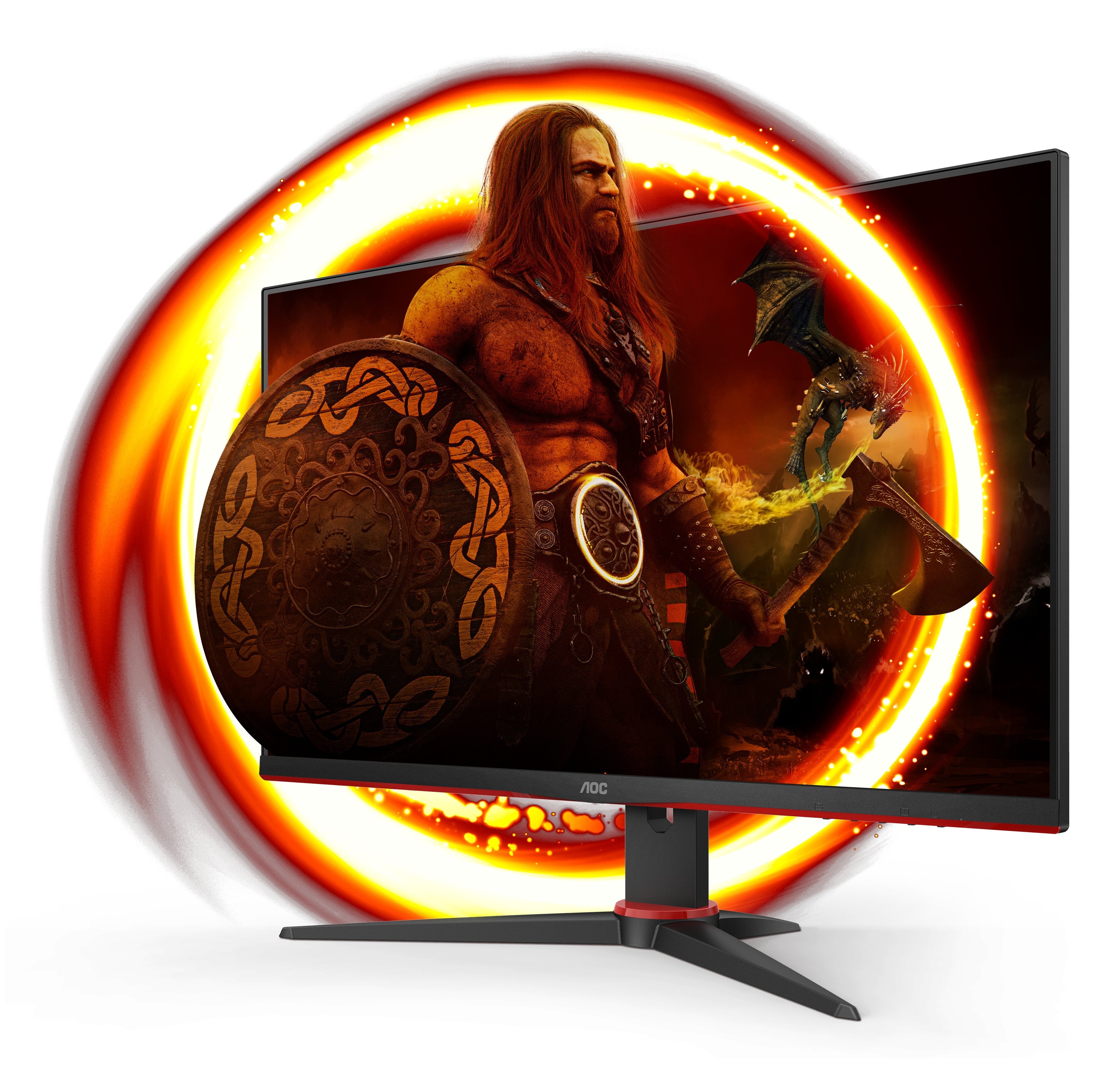 Monitor Gaming Aoc 24g2sae Bk 23.8' Full Hd 1ms 165hz Va Multimedia Negro