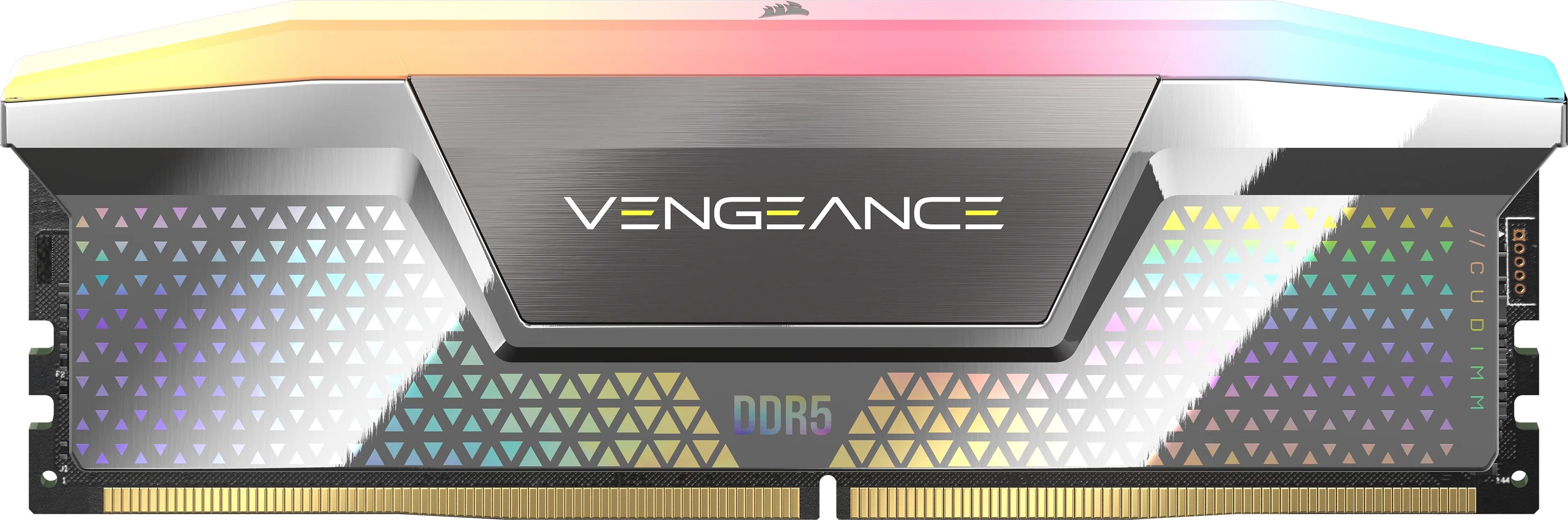 Memoria Corsair 48 Gb Ddr5-8400 2x 24 Gb Plateada, Cmhc48gx5m2x8400c40, Vengeance Rgb, Intel Xmp Cmhc48gx5m2x8400c40