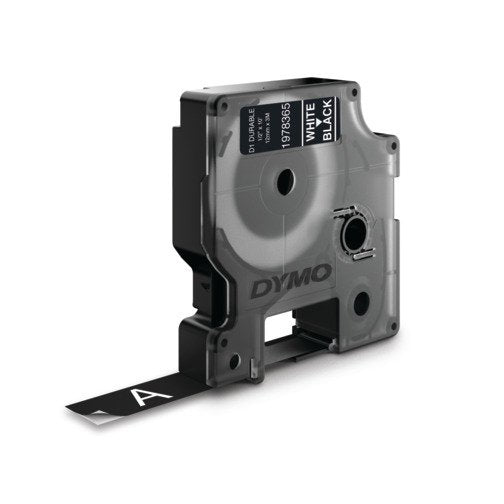 EAN 3501179783659 - DYMO D1 Durable - White on Black - 12mm cinta para impresora de etiquetas imagen 1