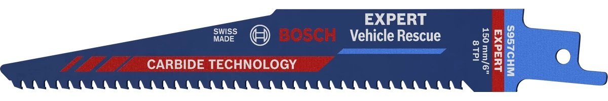Hoja De Sierra De Sable Bosch Professional Expert 'Vehicle Rescue' S 957 Chm, 10 Piezas Longitud 150 Mm 2608900379