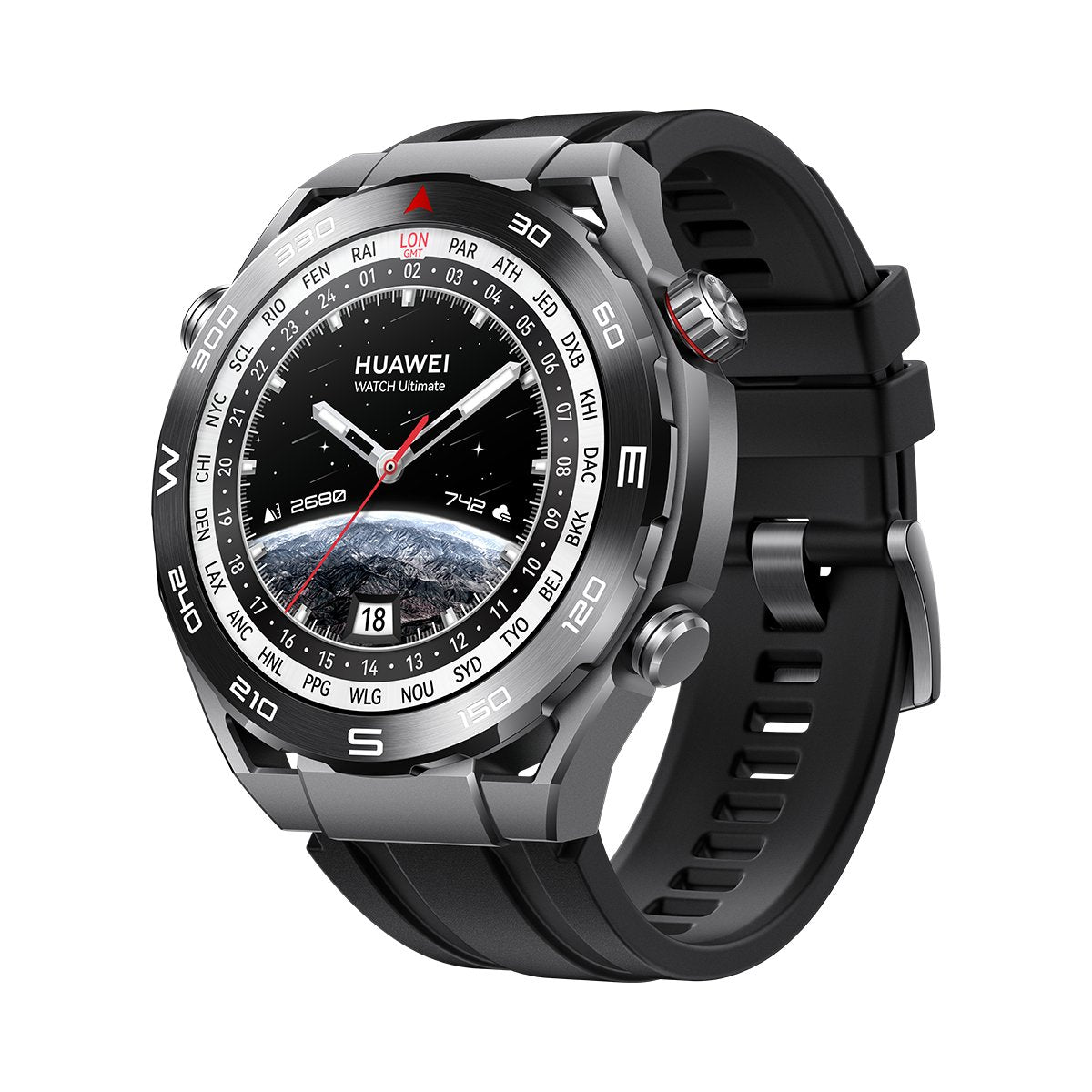 EAN 6941487288397 - Huawei WATCH Ultimate 3,81 cm (1.5") LTPO 48 mm Híbrido 466 x 466 Pixeles Negro GPS (satélite) imagen 2