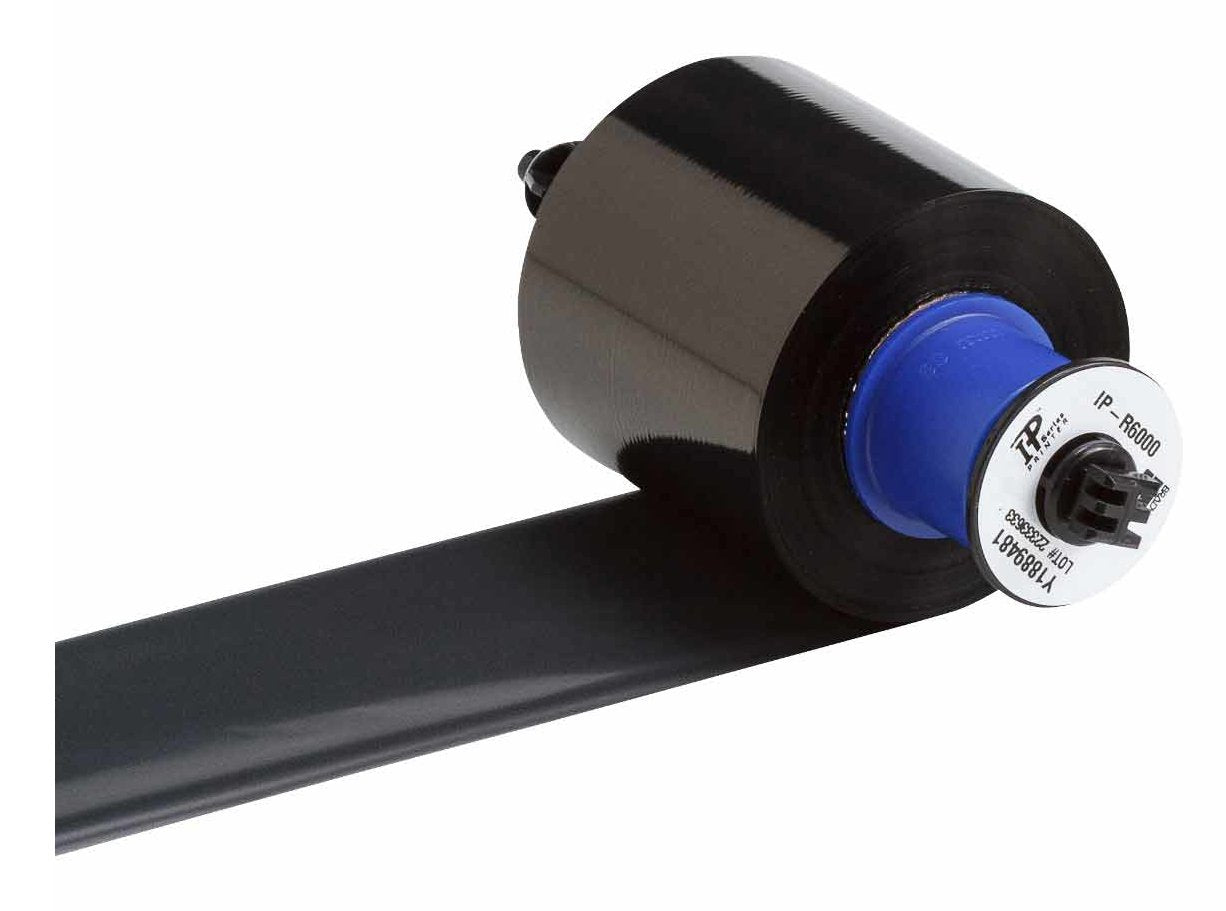 Black 6000 Series Thermal Transfer Printer Ribbon For
