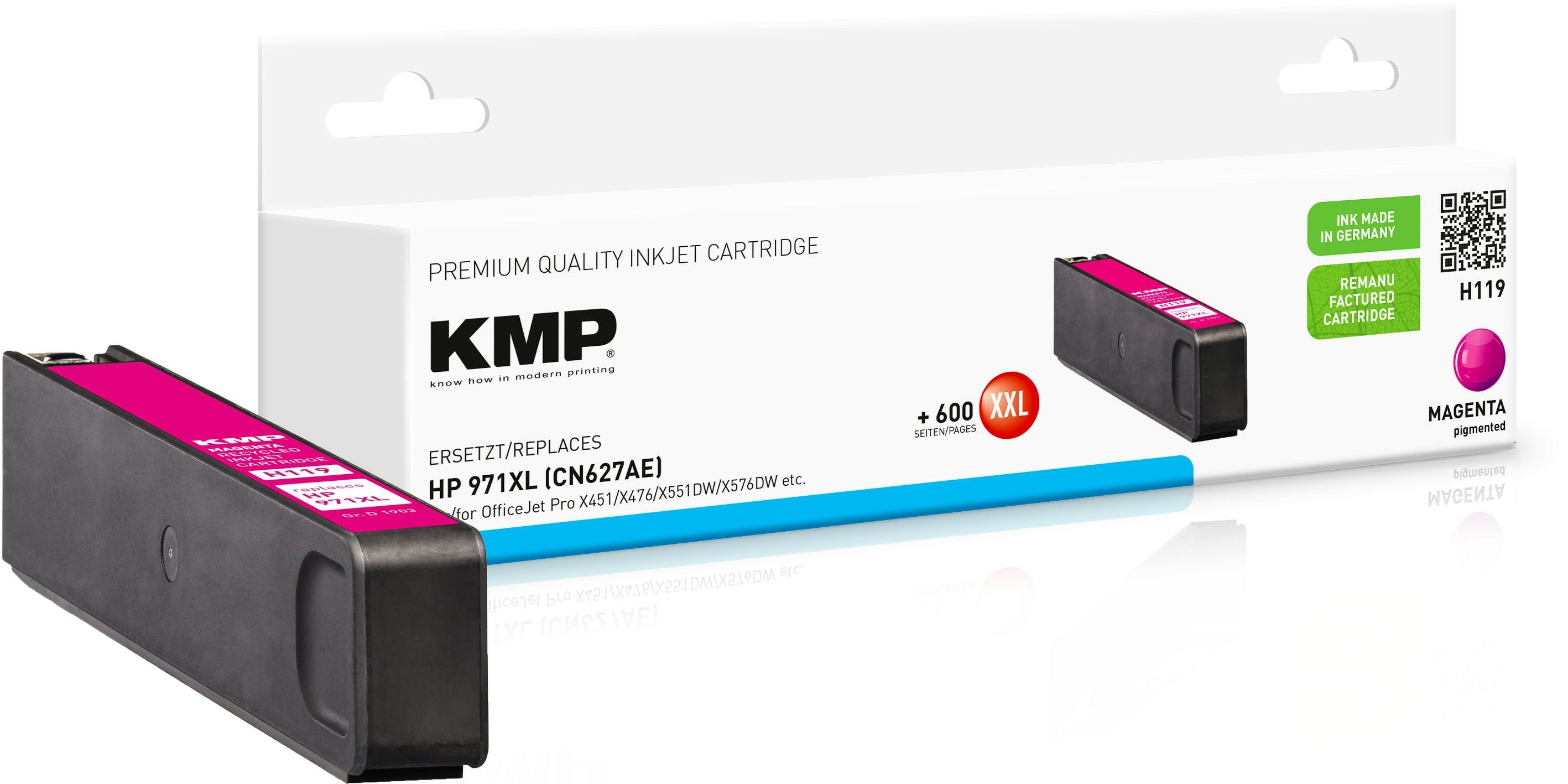 EAN 4011324190366 - KMP H119 cartucho de tinta Magenta imagen 1