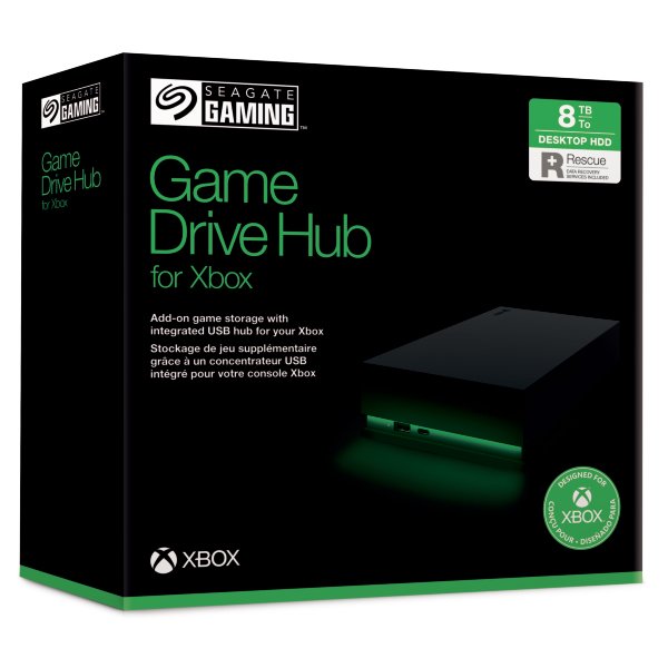 EAN 0763649161623 - Seagate Game Drive Hub for Xbox disco duro externo 8 TB USB Type-A / USB Type-C 3.2 Gen 1 (3.1 Gen 1) Neg imagen 9