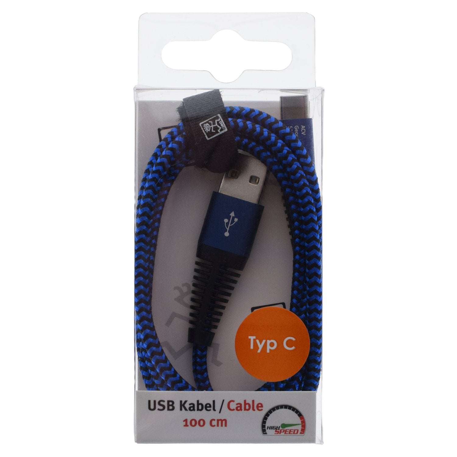 2go Cable Usb Type-C 1m Blue