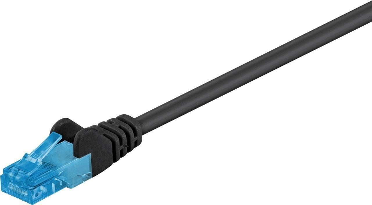 Latiguillo Cat 6a, U/Utp, 1.00 M, Negro, Lszh Goobay