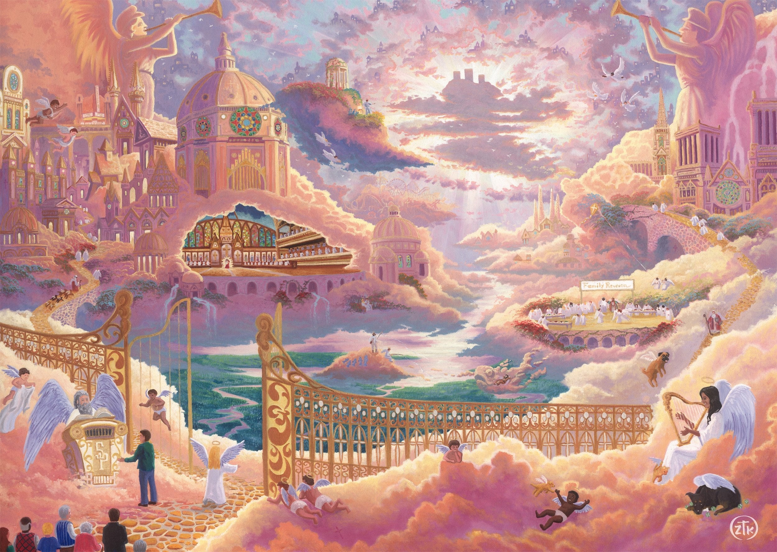 Schmidt Spiele Zac Kinkade: Himmelreich (1000 Teile) 58608