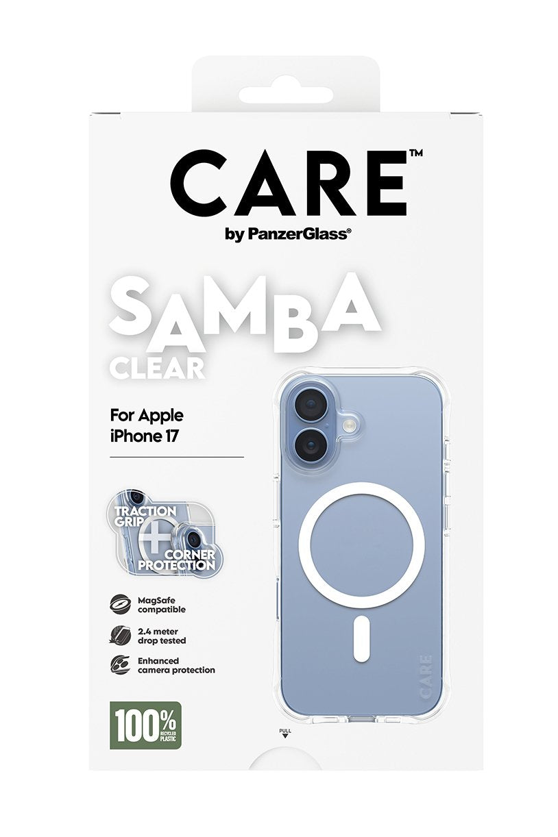 EAN 5715685027031 - PanzerGlass CARE™ by ® Samba Case Transparent w. White MagSafe iPhone 17 funda para teléfono móvil Transp imagen 3