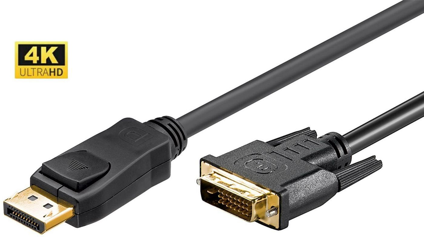 EAN 5704327577249 - Microconnect DP-DVI-MM-300 adaptador de cable de vídeo 3 m DisplayPort Negro imagen 1
