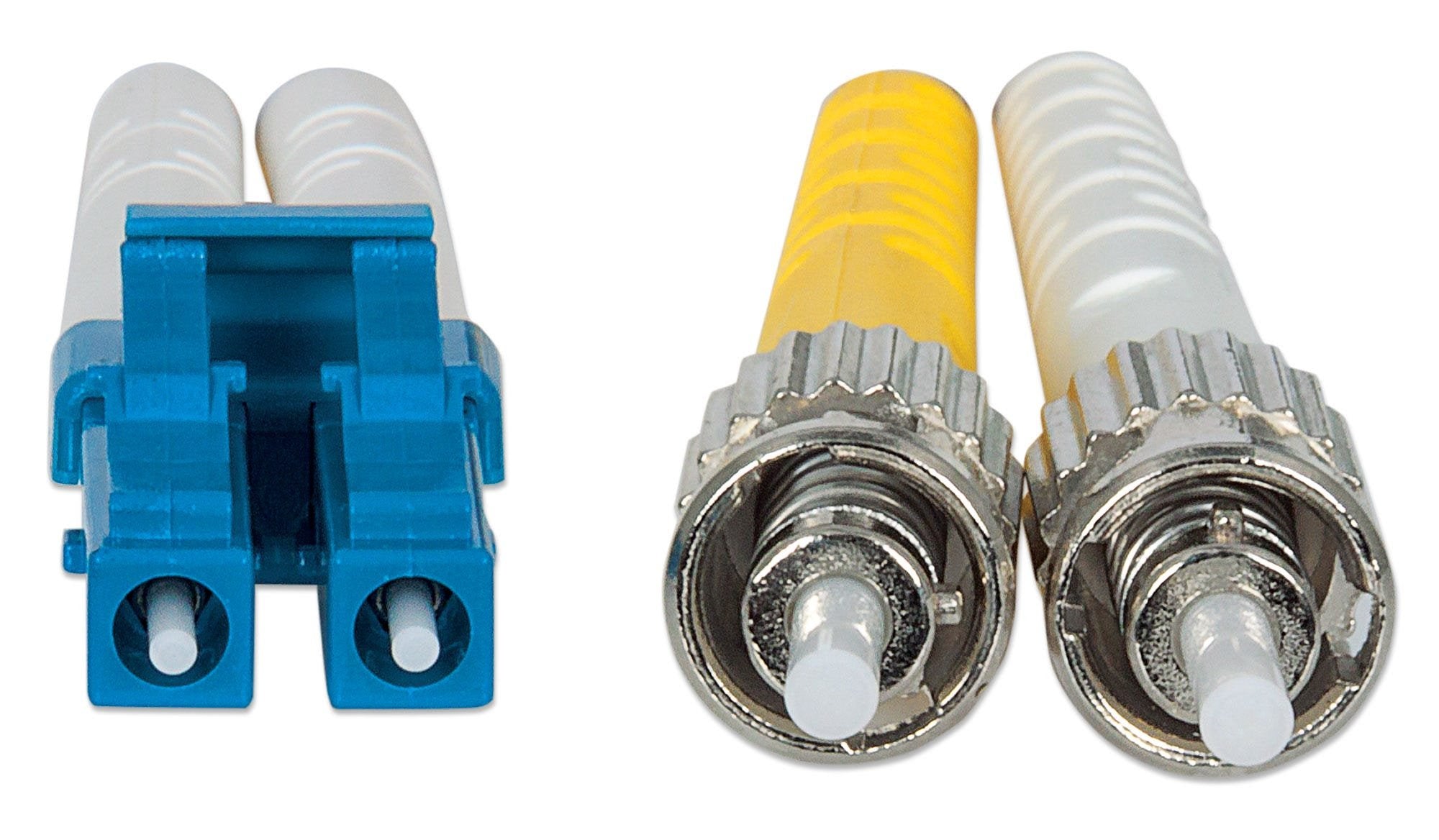 EAN 0766623750011 - Intellinet 750011 Cable de fibra óptica e InfiniBand 2 m LC ST Amarillo imagen 3
