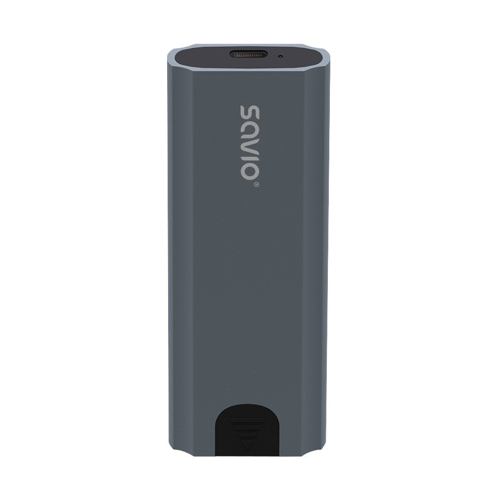 EAN 5901986048183 - Savio AK-67 caja para disco duro externo Caja externa para unidad de estado sólido (SSD) Gris M.2 imagen 3