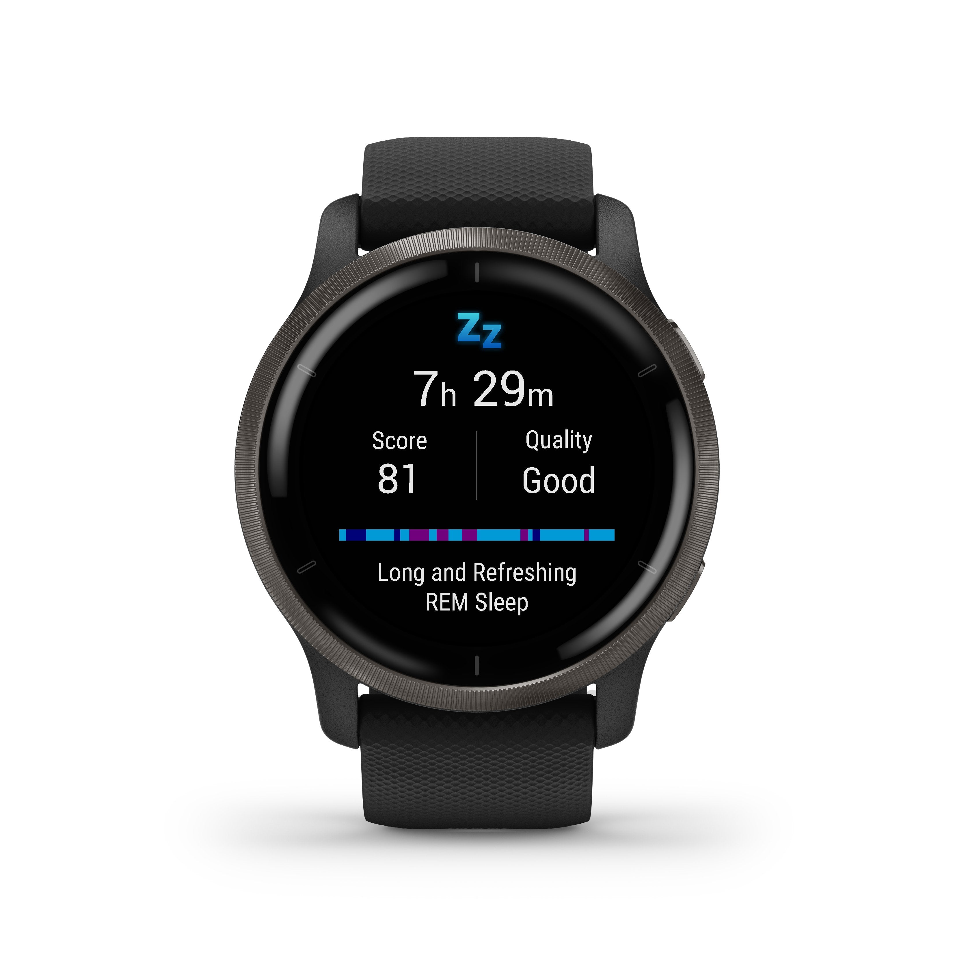 Garmin Venu 2 Negro/Pizarra Smartwatch Multideporte Wifi Gps Integrado Frecuencia Actividad Sueño 45 Mm