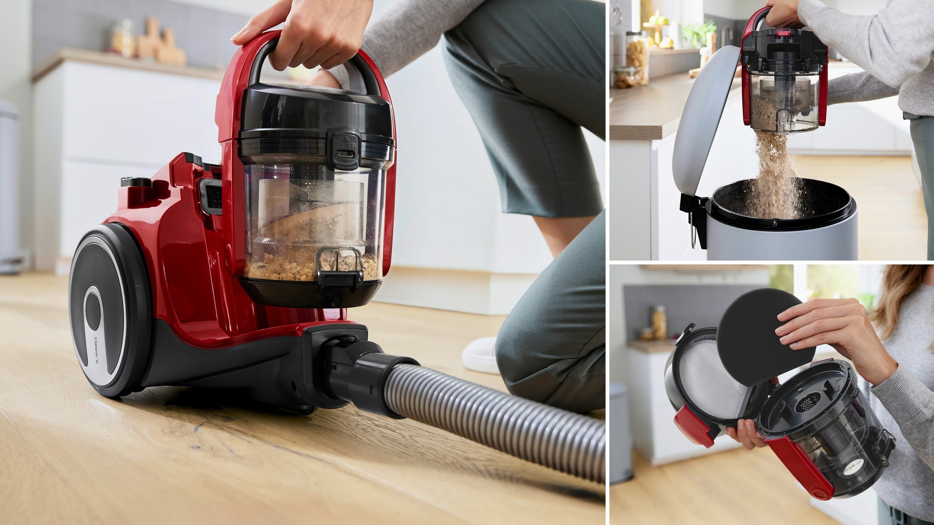 EAN 4242005076321 - Bosch Serie 2 BGC05AAA2 aspiradora 1,5 L Aspiradora cilíndrica Secar 700 W Sin bolsa imagen 3