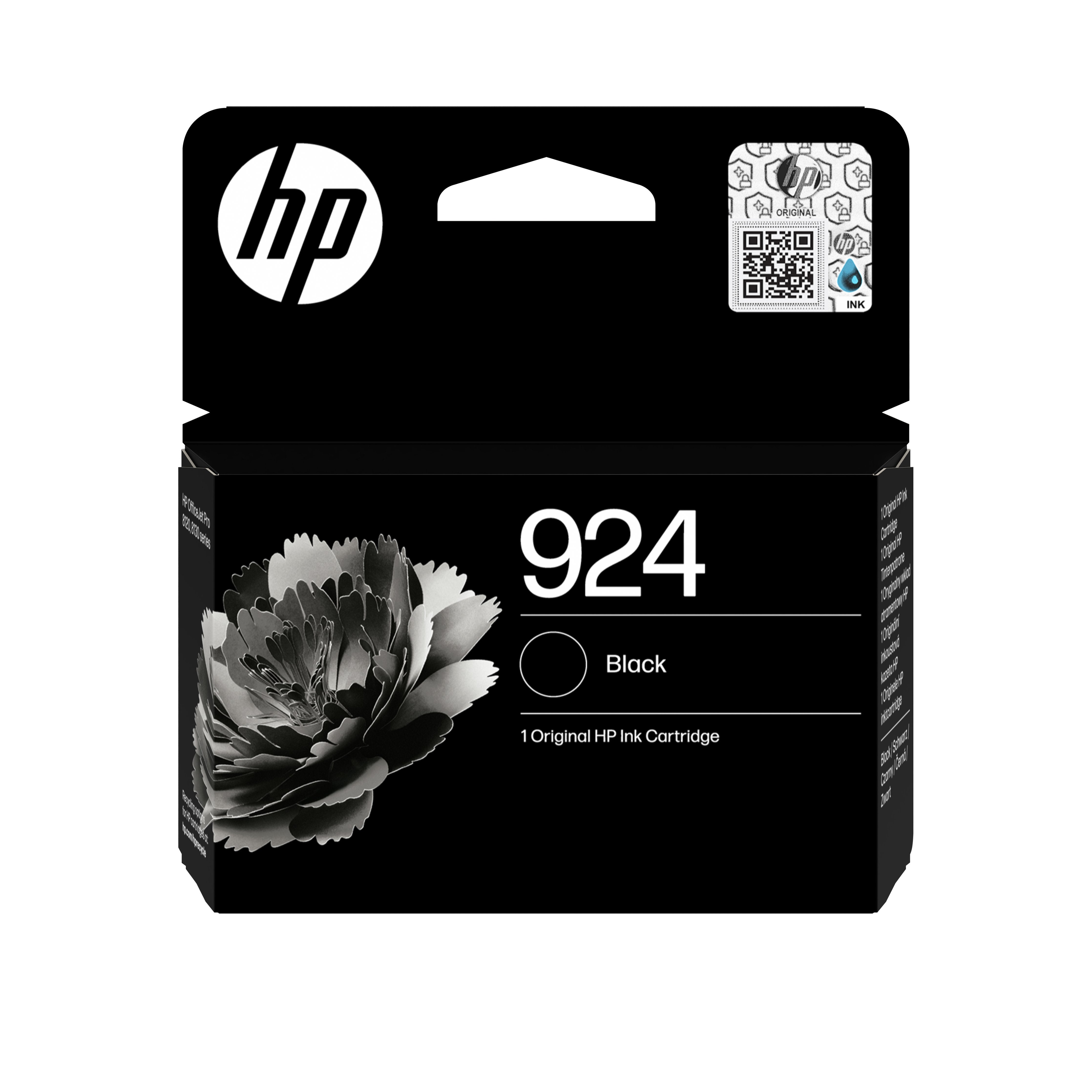 EAN 0197192363249 - HP 924 Black Original Ink Cartridge cartucho de tinta 1 pieza(s) Rendimiento estándar imagen 1