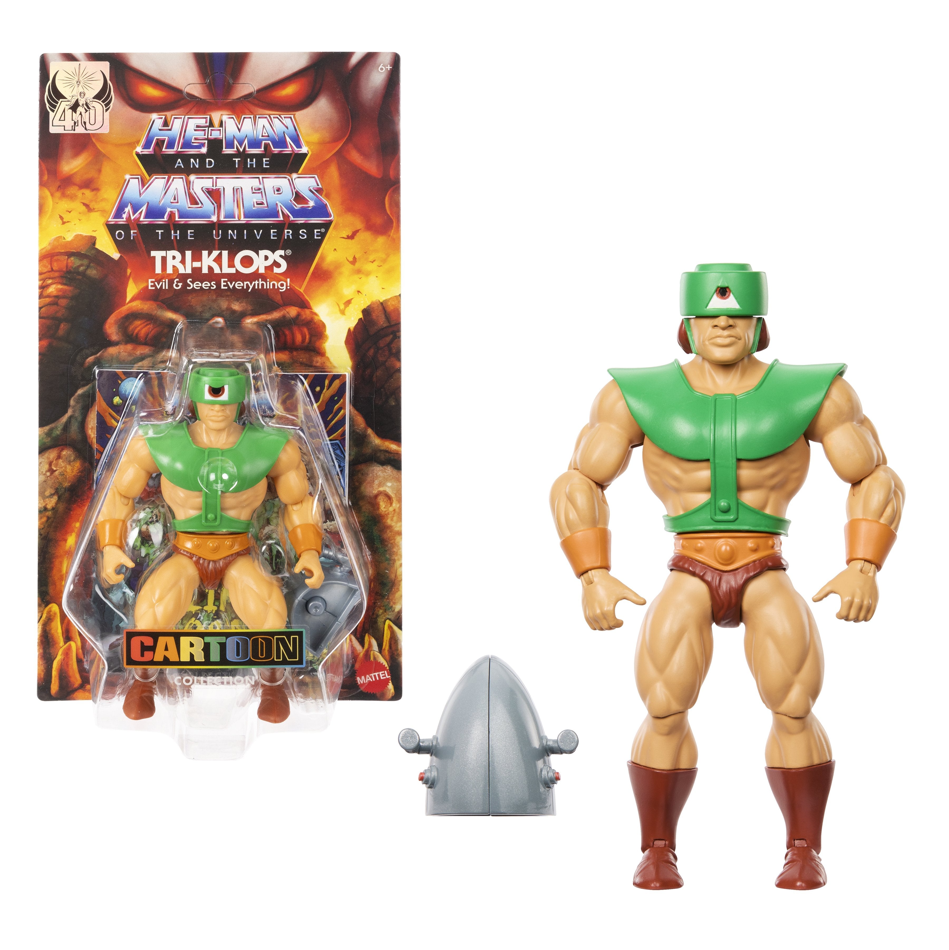 EAN 0194735264414 - Masters of the Universe Origins Core Cartoon Collection Tri-Klops imagen 7