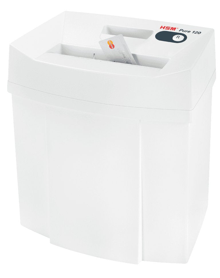 Hsm Pure 120 - Cross Cut 4 X 25mm/ 5-6 Sheets 80 G/ 20 L Bin