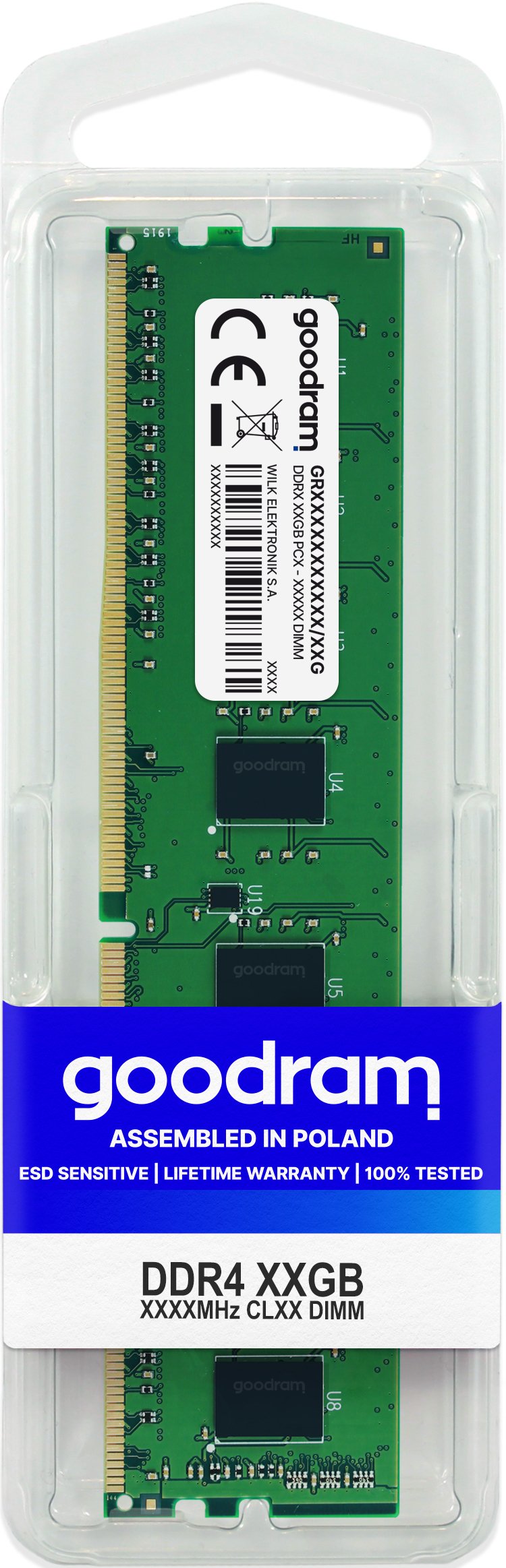 EAN 5908267954676 - Goodram GR2666D464L19/32G módulo de memoria 32 GB 1 x 32 GB DDR4 288-pin DIMM imagen 3