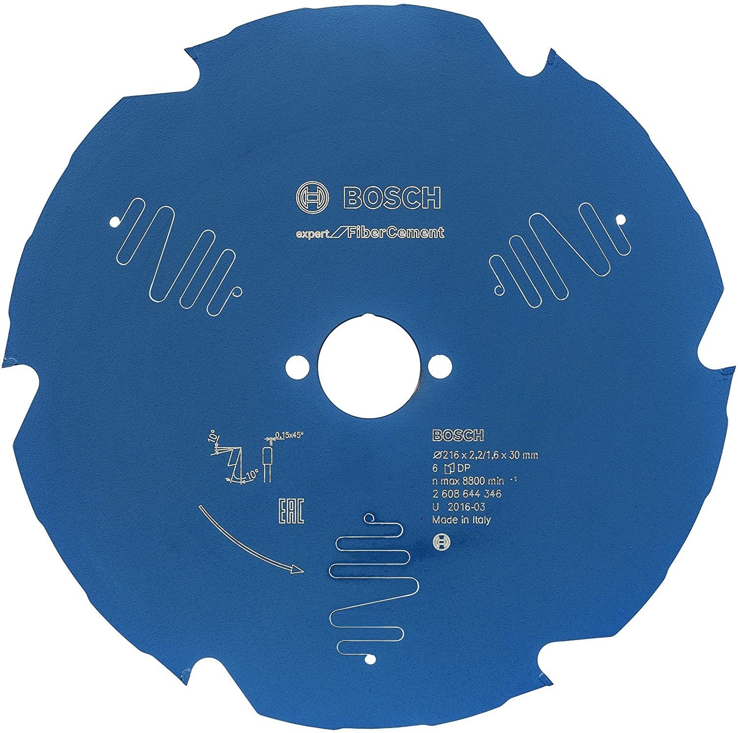 EAN 3165140880961 - Bosch 2608644346 hoja de sierra circular 21,6 cm 1 pieza(s) imagen 2