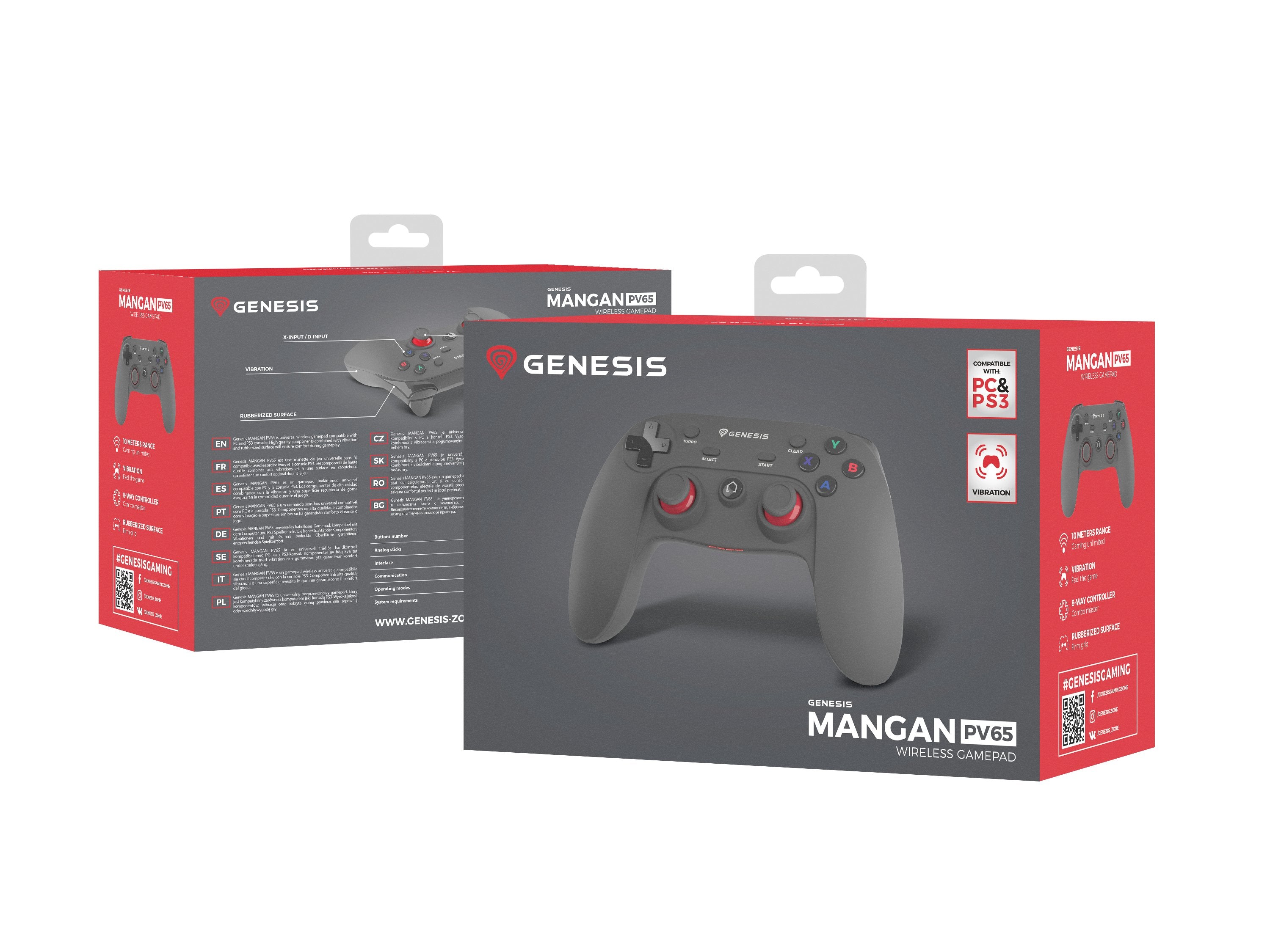 EAN 5901969402353 - GENESIS PV65 Negro RF Gamepad Analógico/Digital PC, Playstation 3 imagen 6