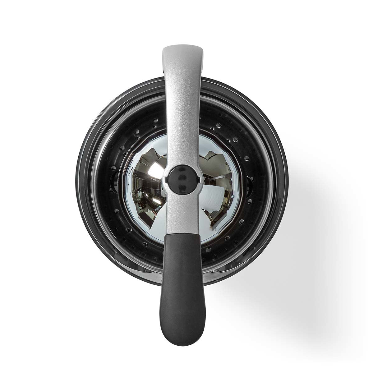 EAN 5412810408900 - Nedis KAJC200SR exprimidor Exprimidor eléctrico con brazo 100 W Aluminio, Negro imagen 6