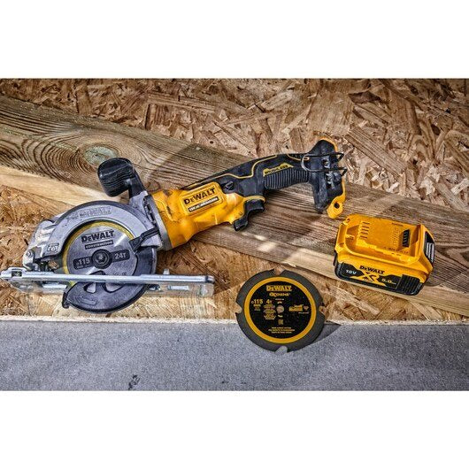 Sierra Circular Dewalt Dcs691n-Xj Portátil 11,5 Cm Negro, Amarillo 4500 Rpm 800 W