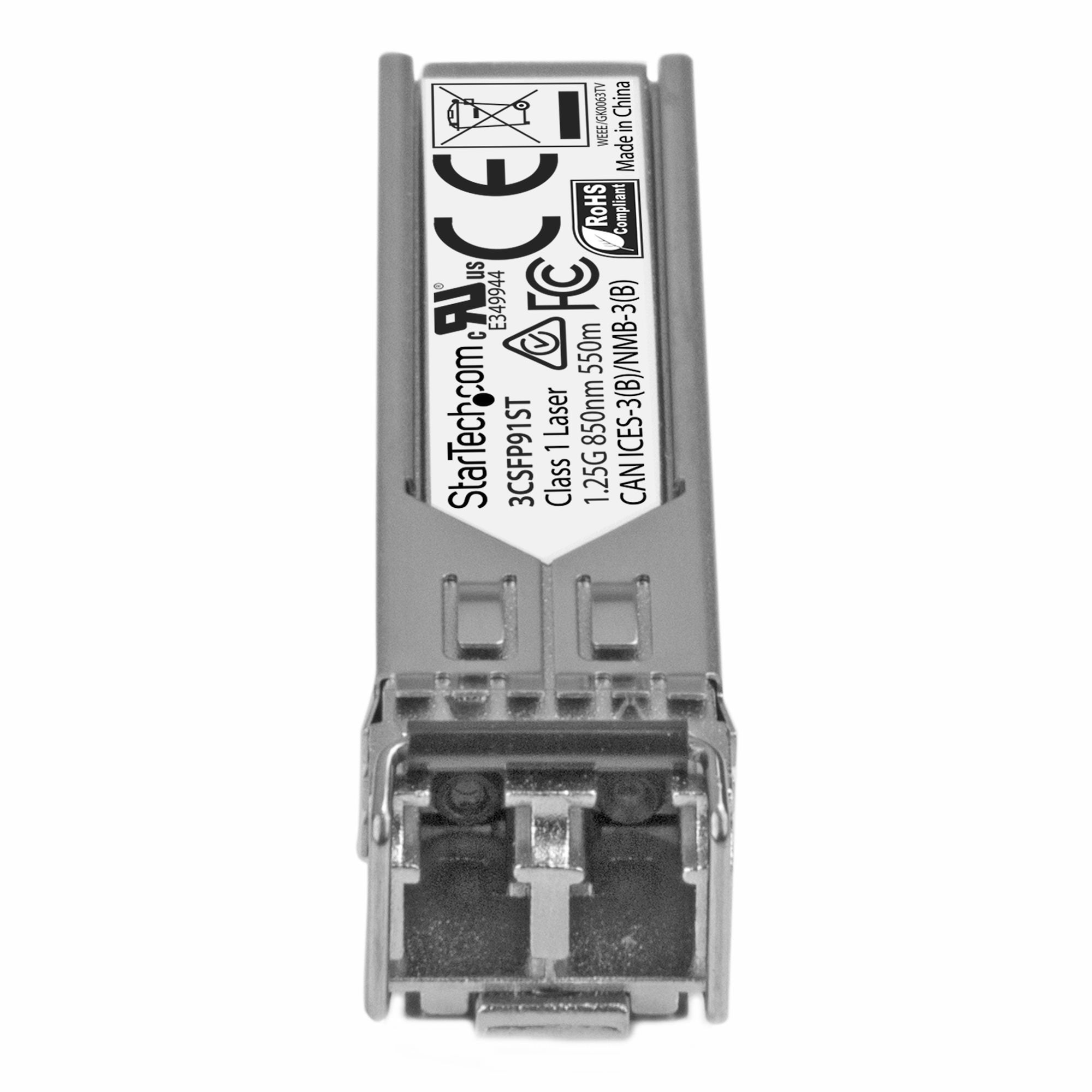 EAN 0065030868563 - StarTech.com 3CSFP91ST red modulo transceptor Fibra óptica 1250 Mbit/s imagen 2