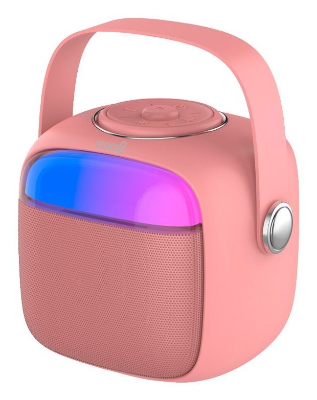 Altavoz Karaoke Cool Mini Karaoke 6w Rosa