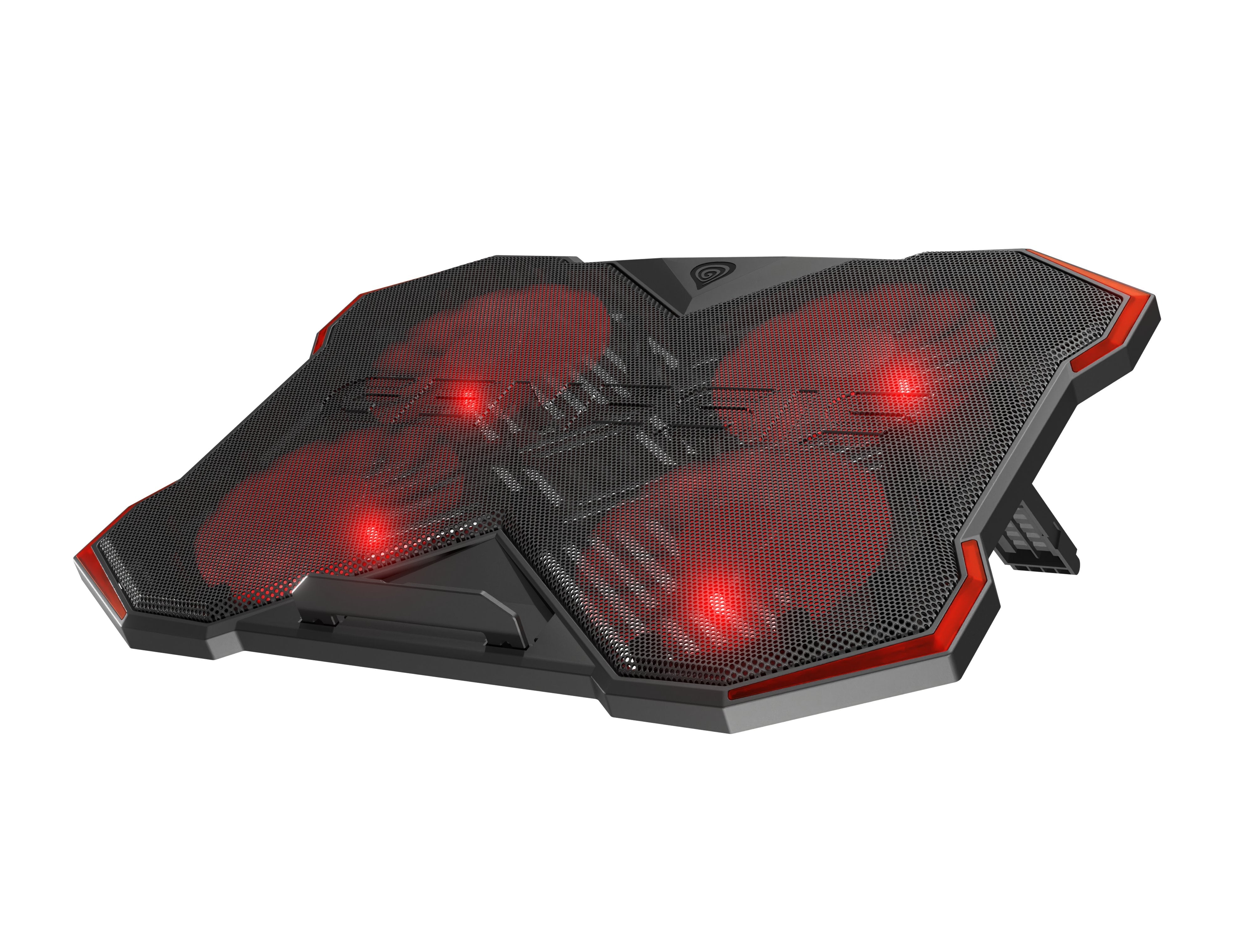 Base Refrigeradora Genesis Oxid 260 15.6-17.3, 2 Usb, 4 Ventiladores