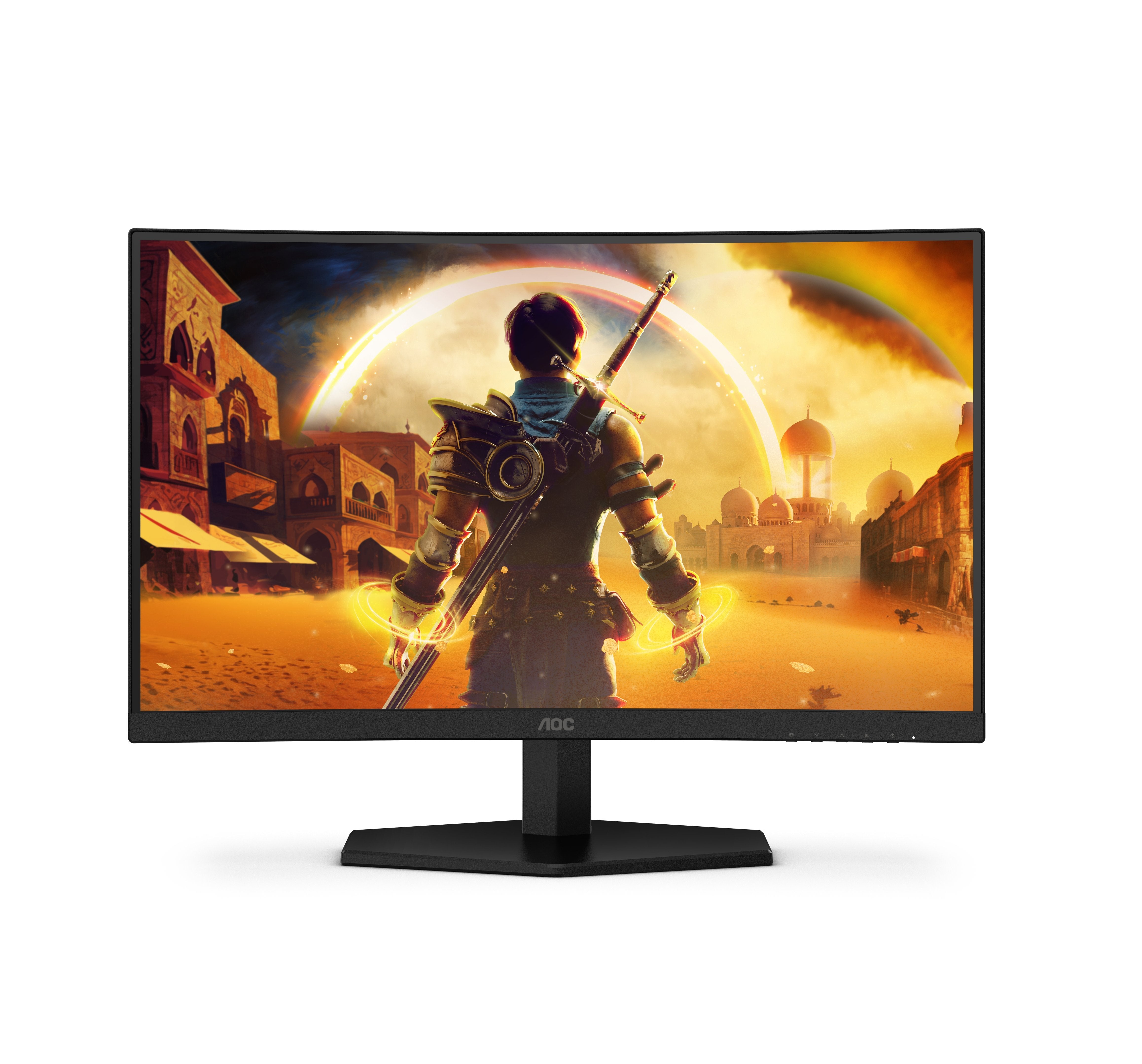 Monitor Aoc G4 C24g42e (23.6") 1920 X 1080 Pixeles Full Hd Led Negro, Rojo
