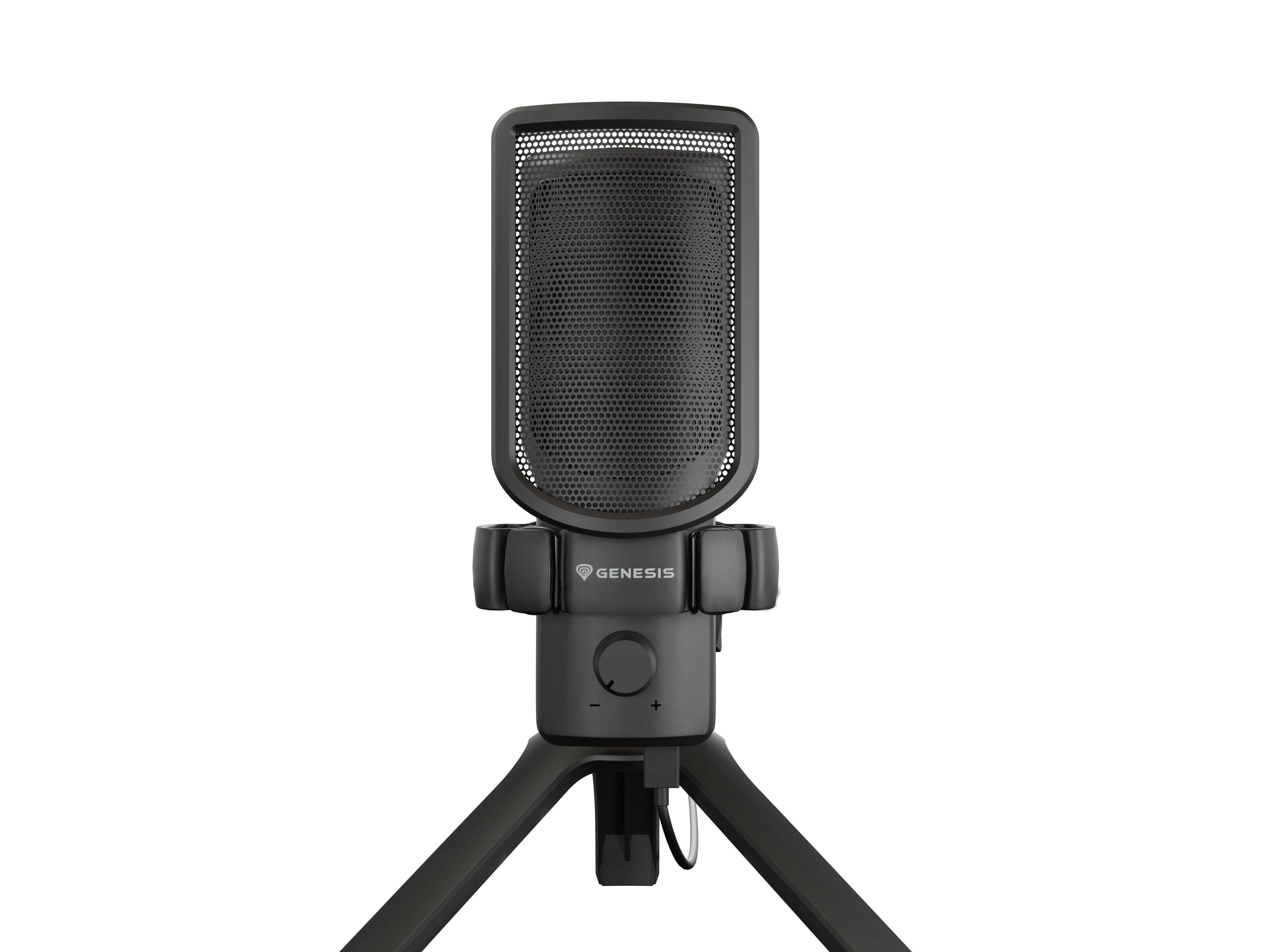 Micrófono Natec Genesis Radium 250 Usb Stand Black