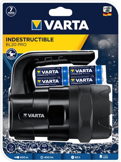 Varta Indestructible Bl20 Pro Extr. Proyector Portátil Duradero X6 Aa