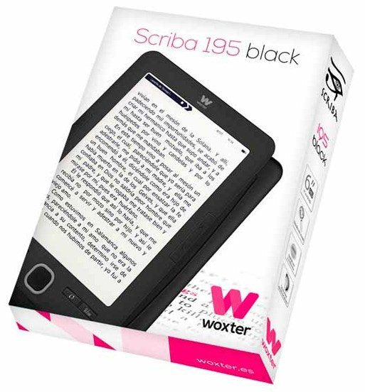 Libro Electrónico Ebook Woxter Scriba 195 6' Tinta Electrónica Negro