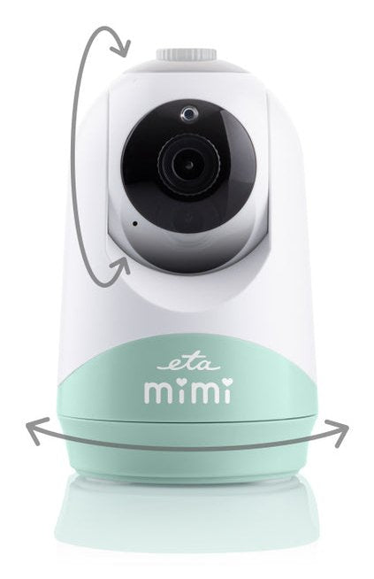 Eta Eta530690000 Mimi Baby Monitor, Flexible Camera, White Green