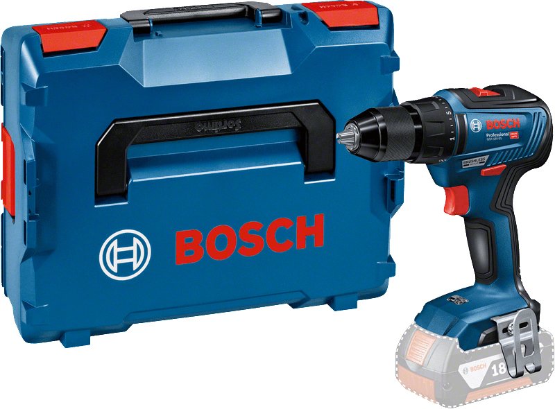 EAN 4059952509303 - Bosch GSR 18V-55 Professional 1800 RPM Sin llave 1 kg Negro, Azul imagen 1