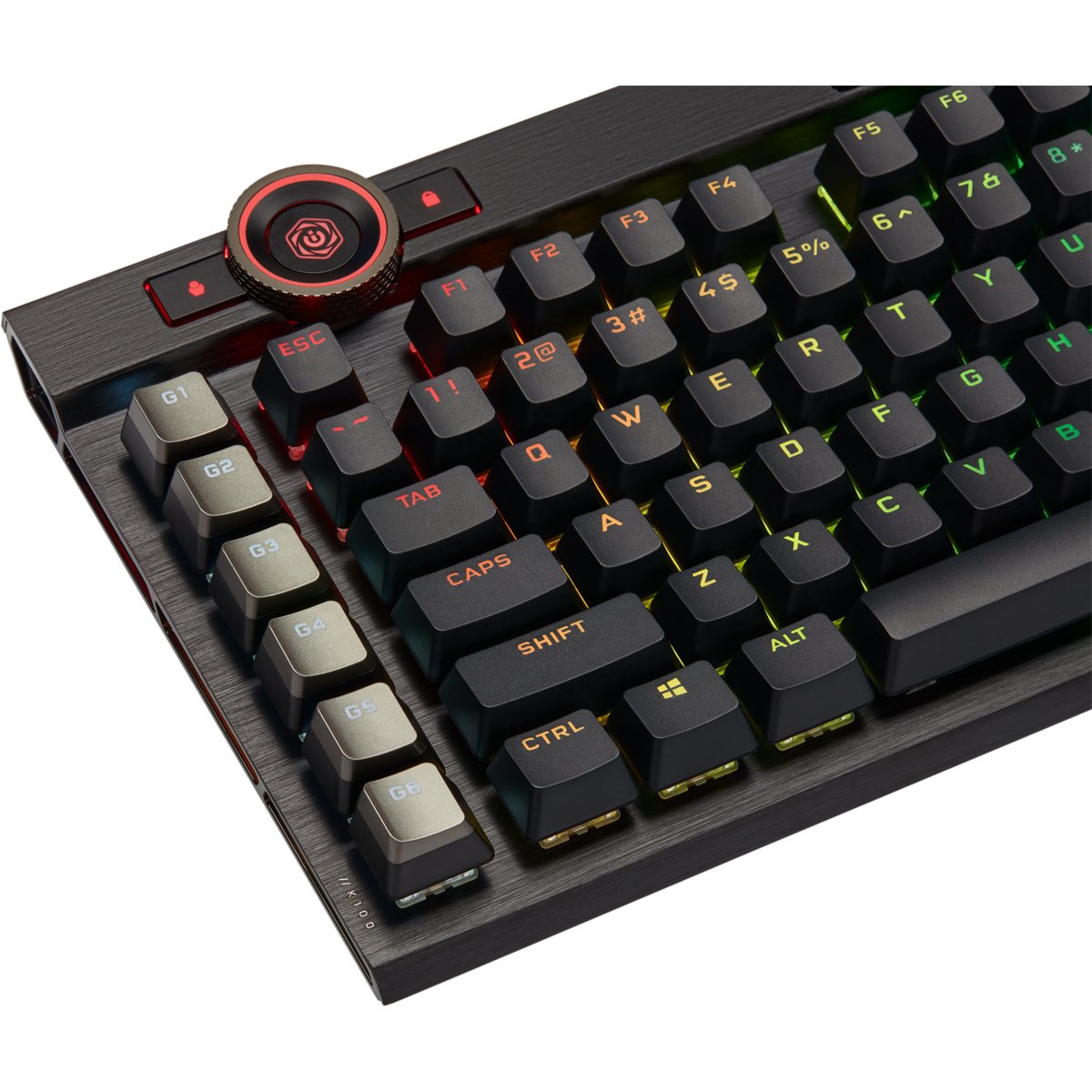 Teclado (Aleman) Corsair K100 Rgb Optisch-Mechanisch Opx Black