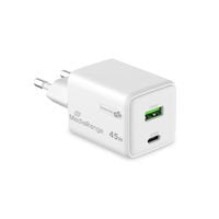 Cargador Mediarange Dual Usb-A Y Usb-C 45w