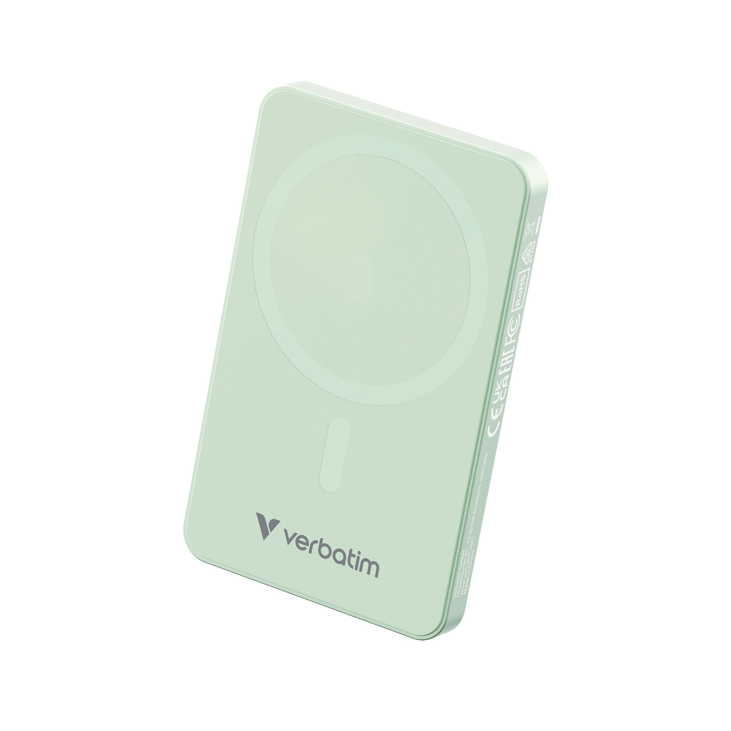 Verbatim Essential Power Bank Magn.Wirel. 5000mah Grün. 32226