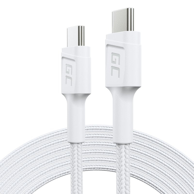 EAN 5904326373440 - Green Cell KABGC29W cable USB USB 3.2 Gen 1 (3.1 Gen 1) 2 m USB C Blanco imagen 1