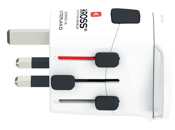 Skross 1.103165 Adaptador De Enchufe Eléctrico Universal Blanco