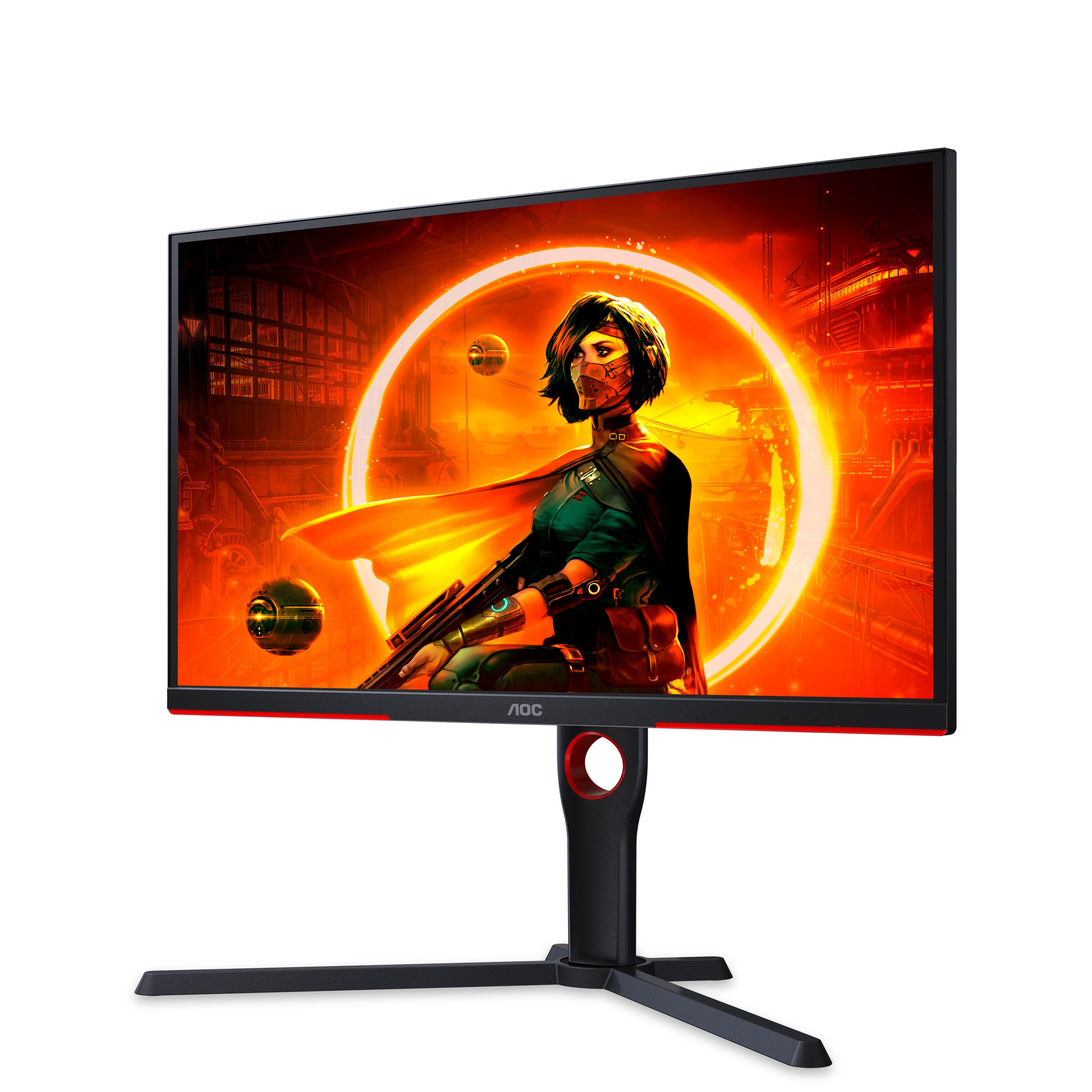 EAN 4038986140911 - AOC G3 25G3Z/69 pantalla para PC 62,2 cm (24.5") 1920 x 1080 Pixeles Negro, Rojo imagen 4