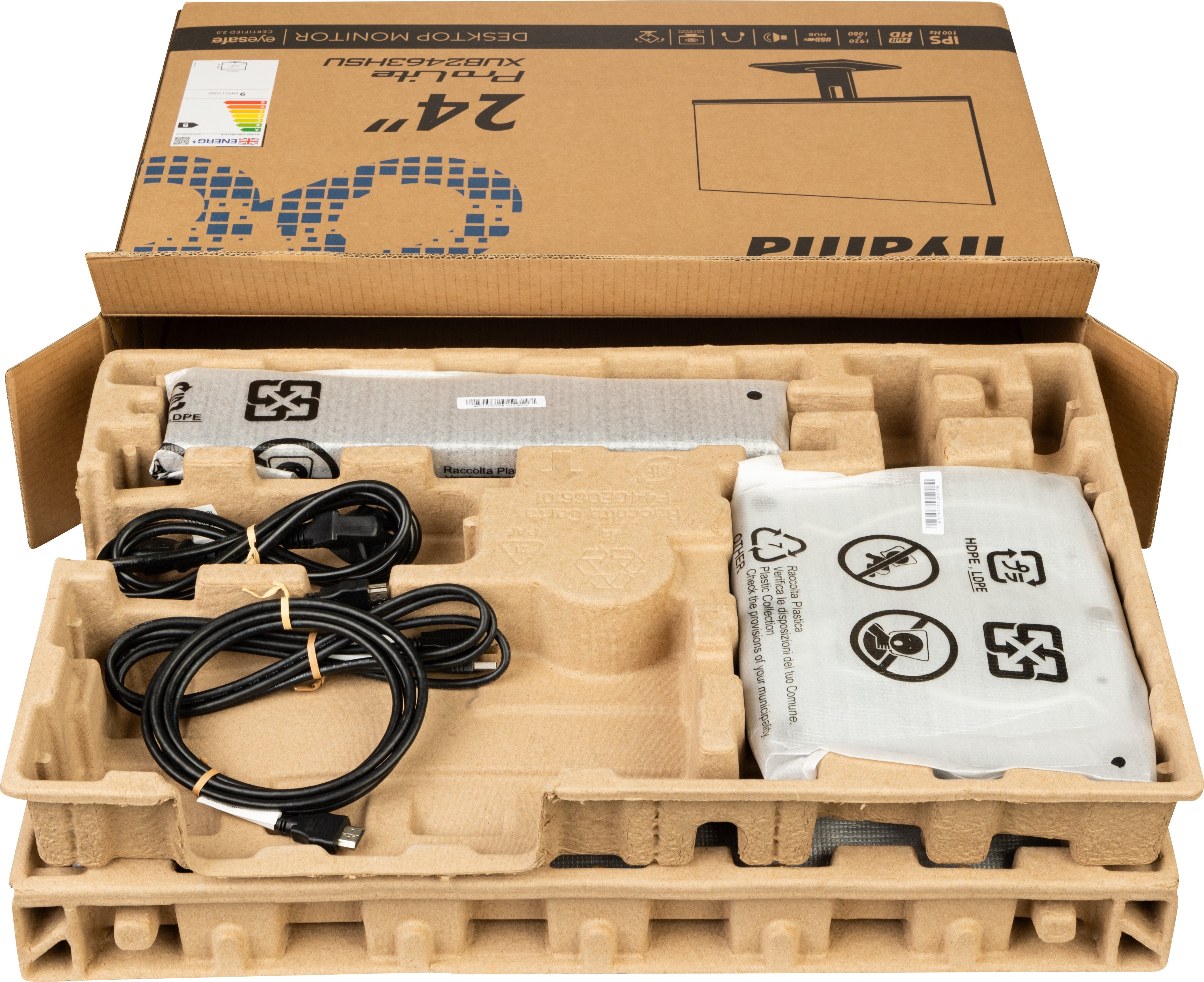 EAN 4948570123766 - iiyama ProLite XUB2463HSU-B1 pantalla para PC 60,5 cm (23.8") 1920 x 1080 Pixeles Full HD LED Negro imagen 14