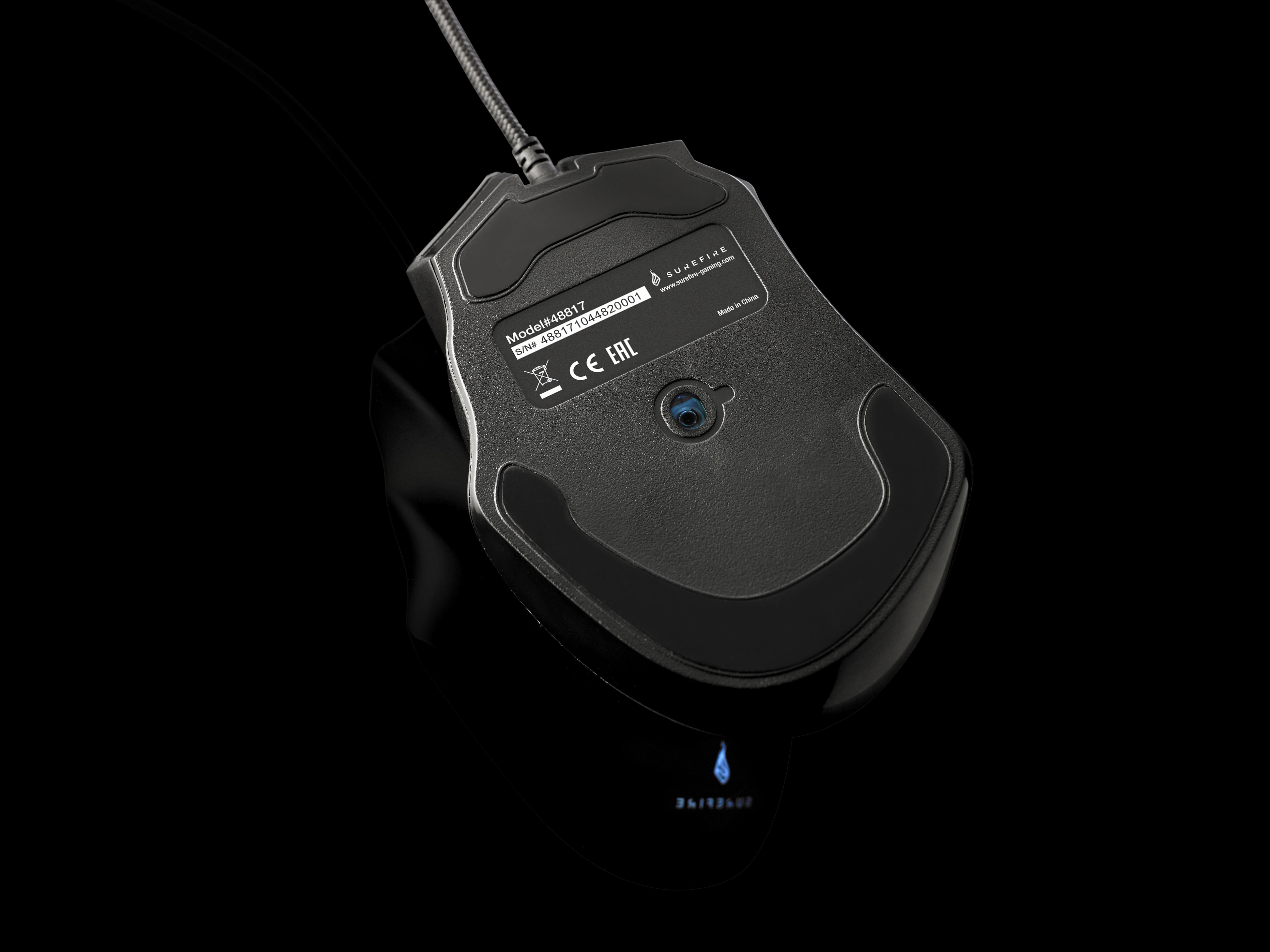 EAN 0023942488170 - SureFire 48817 ratón Juego mano derecha USB tipo A Óptico 3200 DPI imagen 4