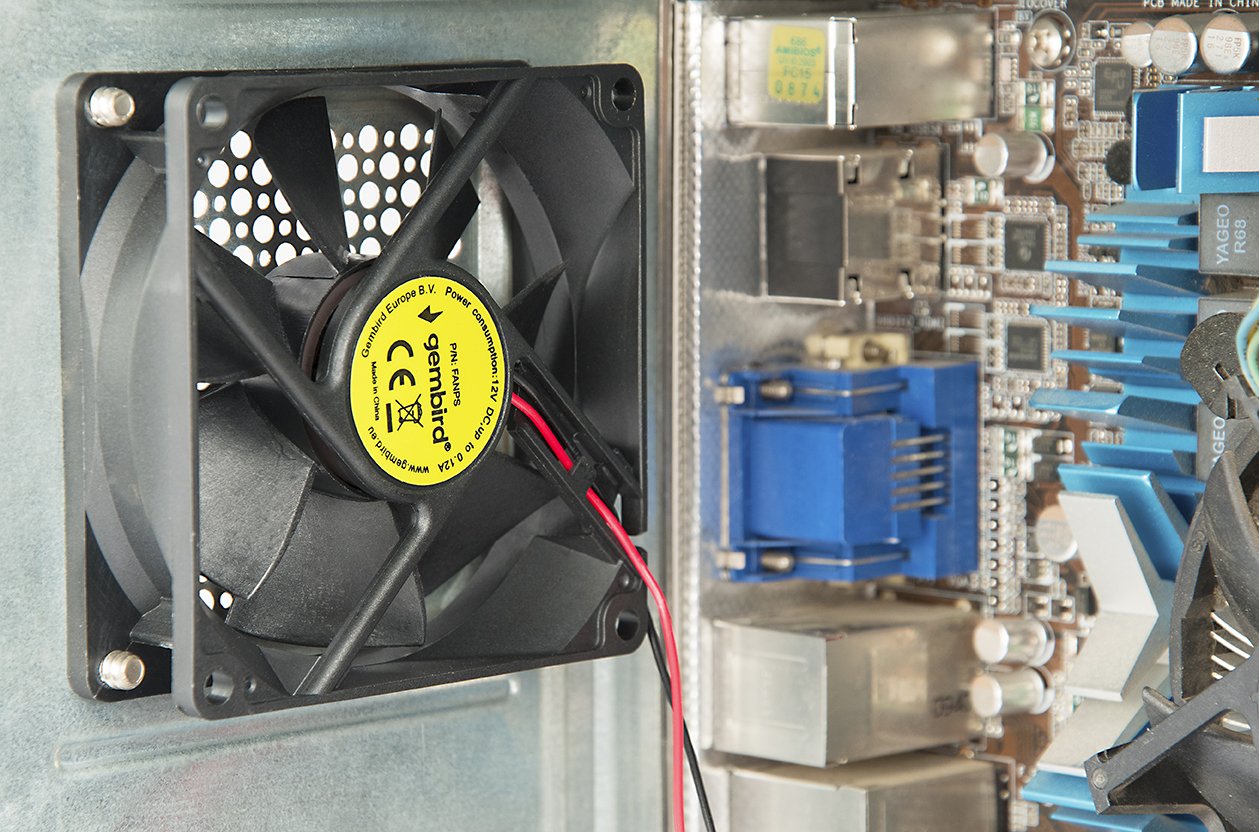 EAN 8716309008570 - Gembird FANPS sistema de refrigeración para ordenador Carcasa del ordenador 8 cm Negro imagen 2